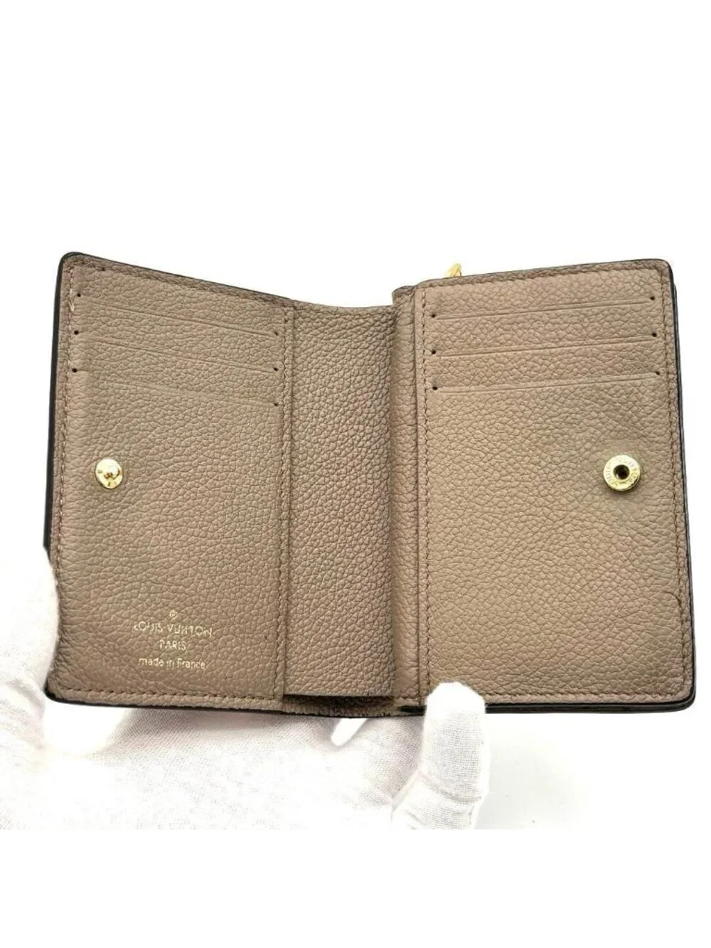 Louis Vuitton Wallet Empreinte Portefeuille Clair Beige